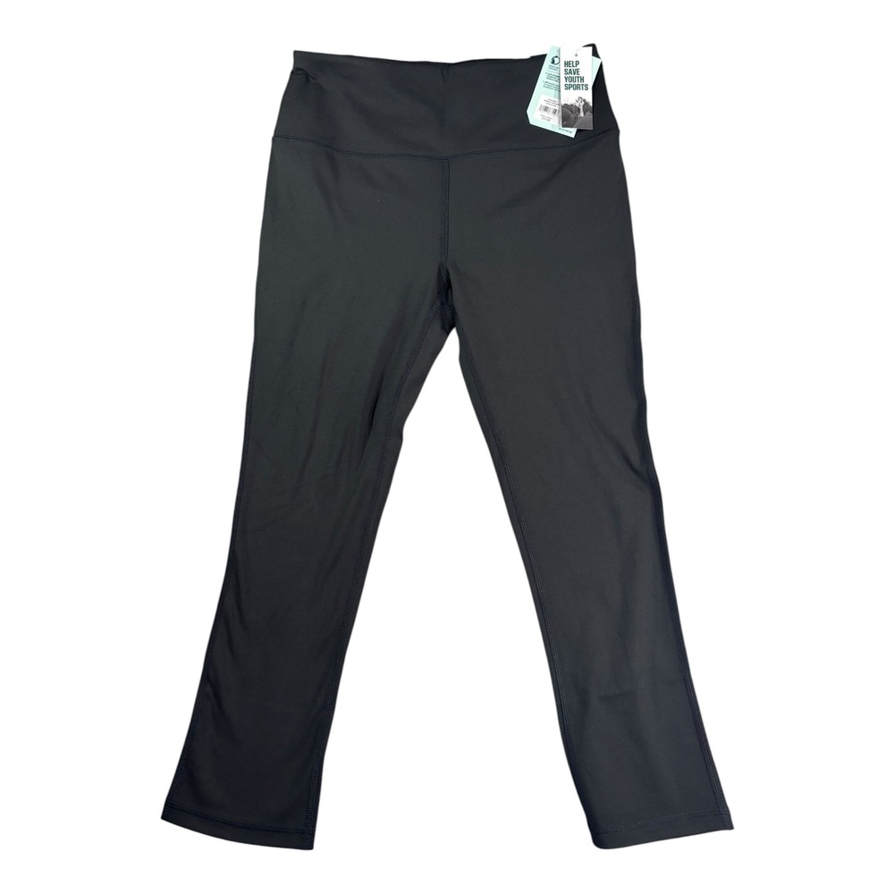 DSG Momentum High Rise Capri Leggings Pure‎ Black Womens Small DAW12304BLL NWT